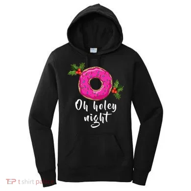 Oh Holey Night Donut Women's Hoodie