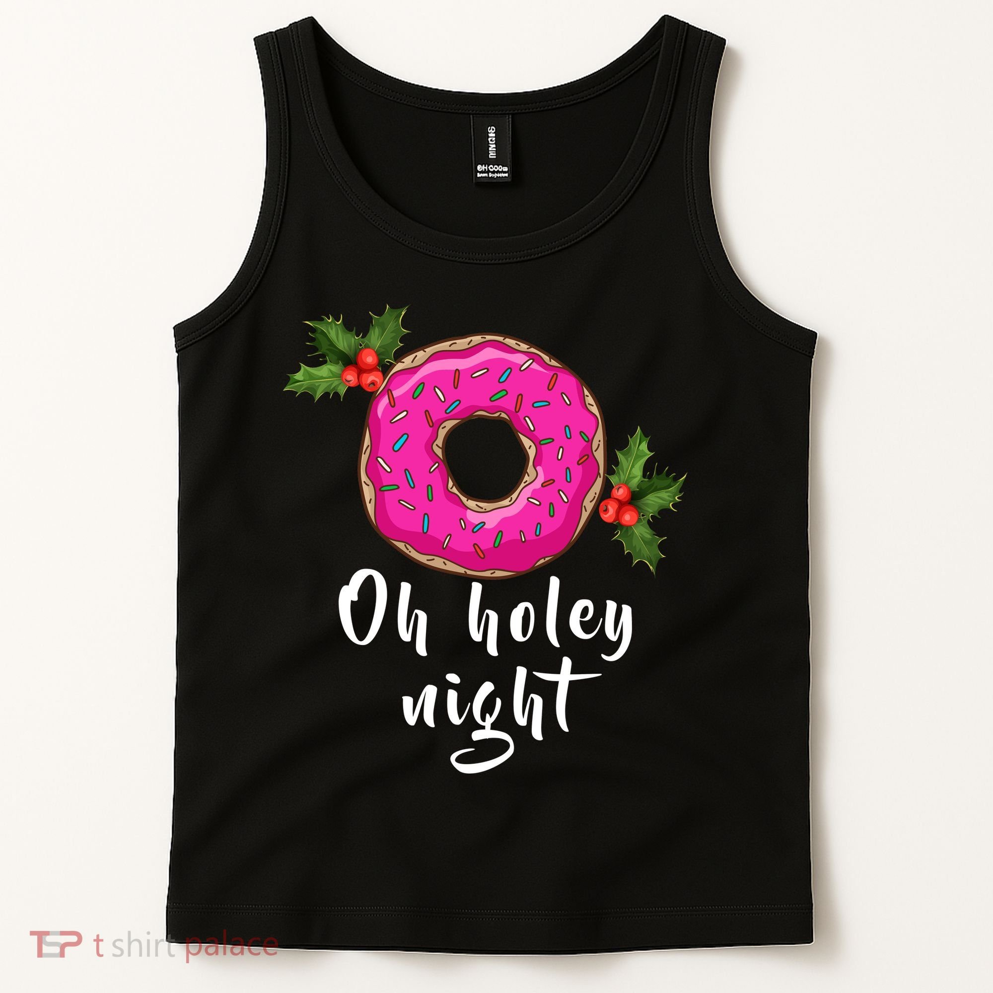 Oh Holey Night Donut Tank Top
