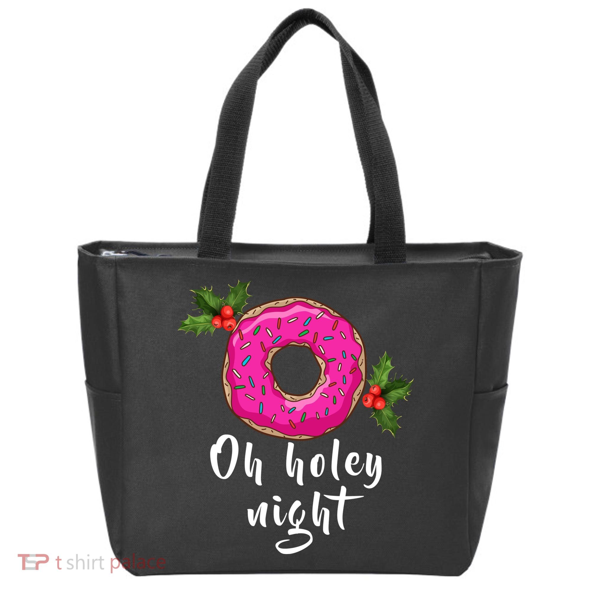 Oh Holey Night Donut Tote Bag