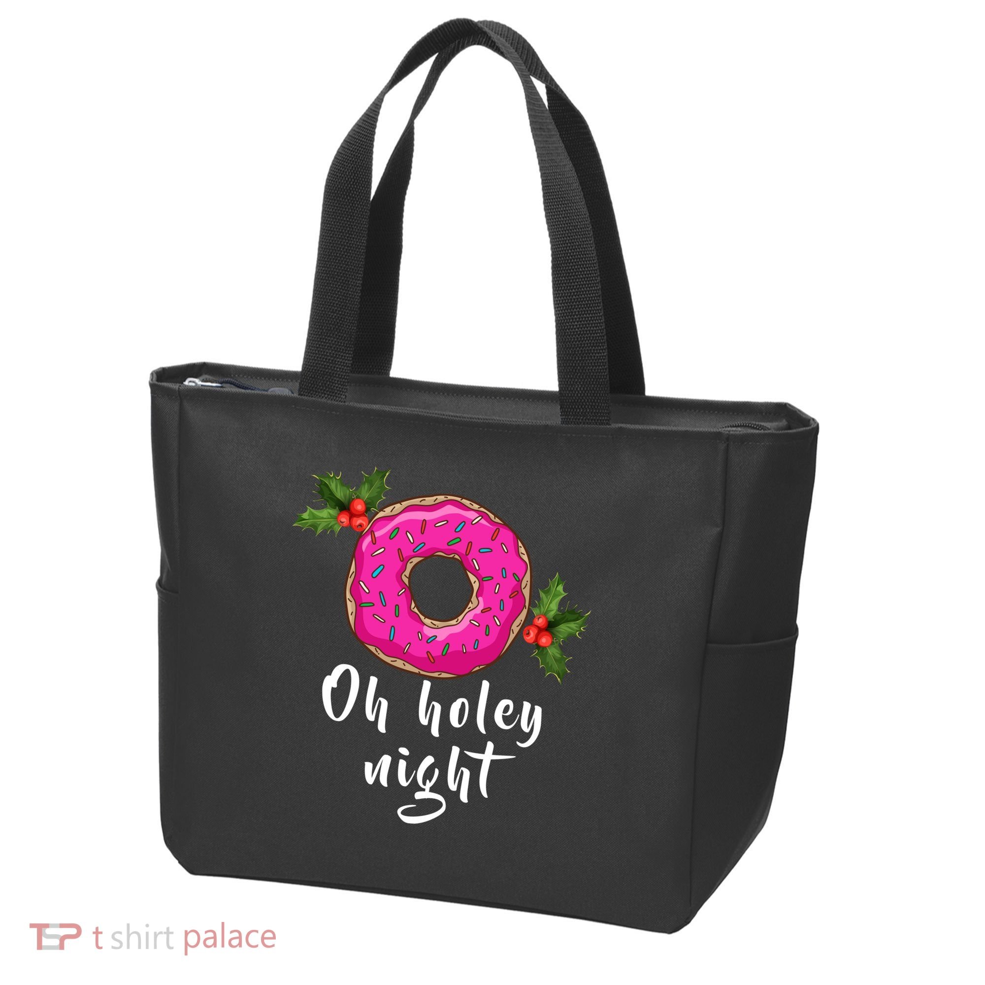 Oh Holey Night Donut Tote Bag