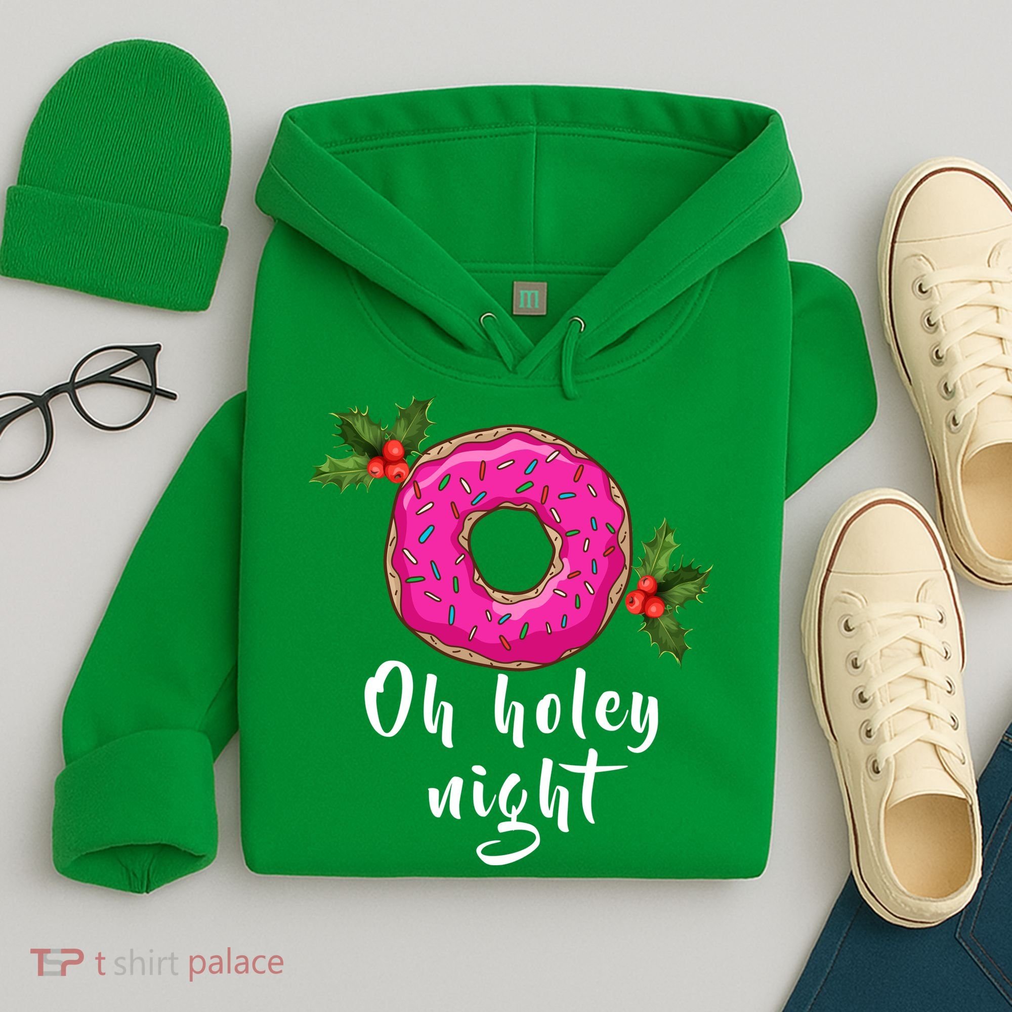 Oh Holey Night Donut Hoodie