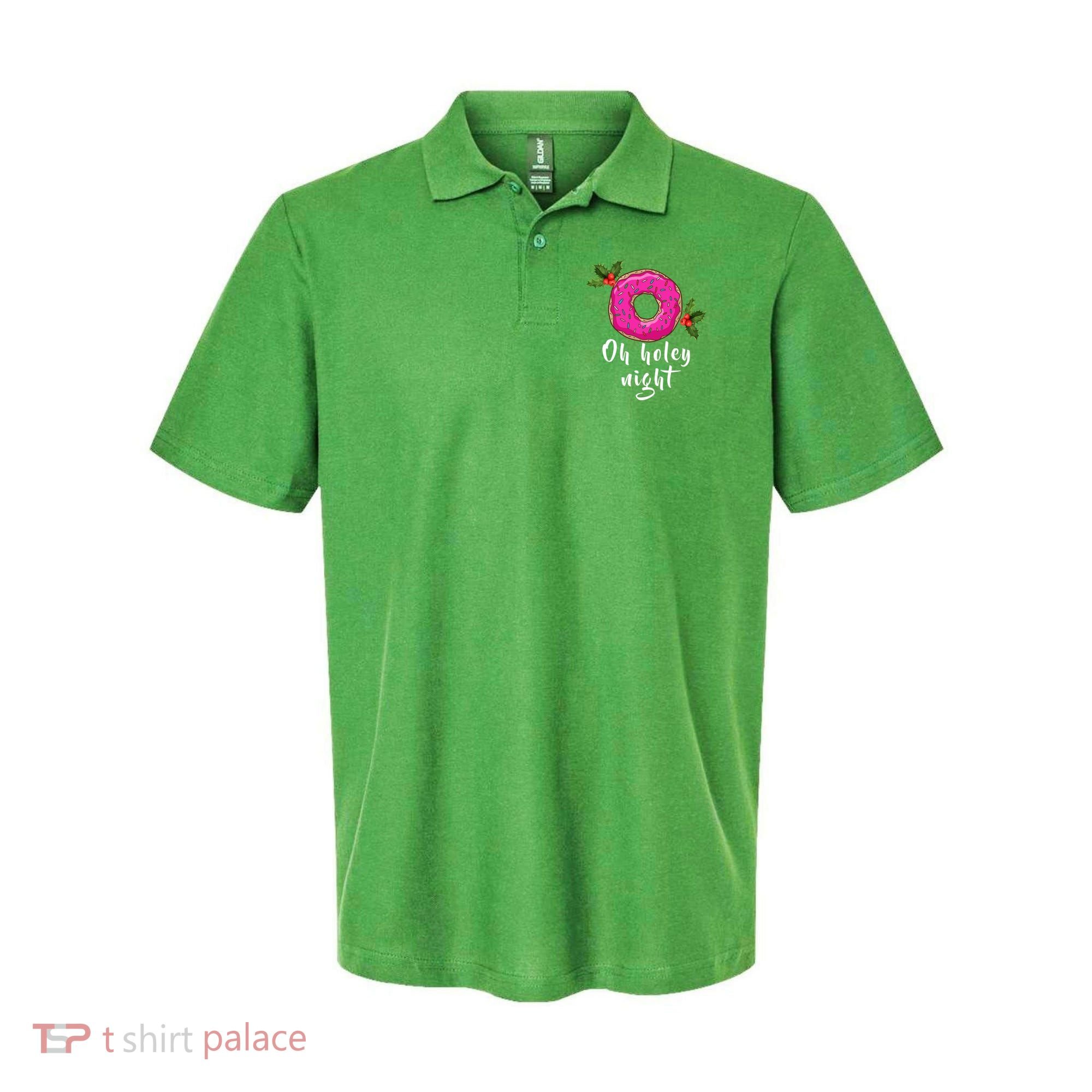 Oh Holey Night Donut Polo