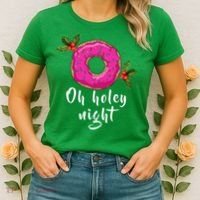 Oh Holey Night Donut Women's T-Shirt thumb 2