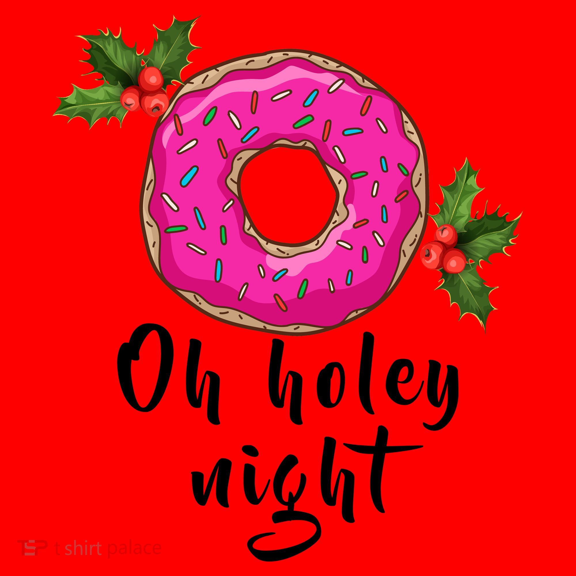 Oh Holey Night Donut Santa Hat