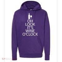 Oh Look it's Wine O'Clock Hoodie thumb 0