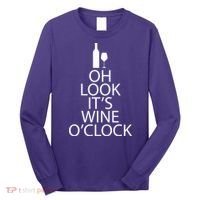 Oh Look it's Wine O'Clock Long Sleeve Shirt thumb 0