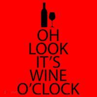 Oh Look it's Wine O'Clock Santa Hat thumb 1