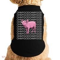 Oh My God Pig Doggie Tank thumb 0