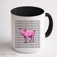 Oh My God Pig Coffee Mug thumb 1