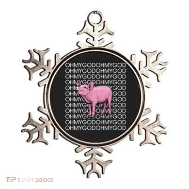 Oh My God Pig Ornament