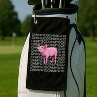 Oh My God Pig Golf Towel thumb 2