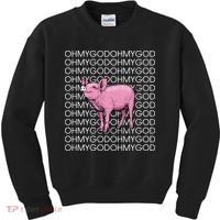Oh My God Pig Kids Sweatshirt thumb 0