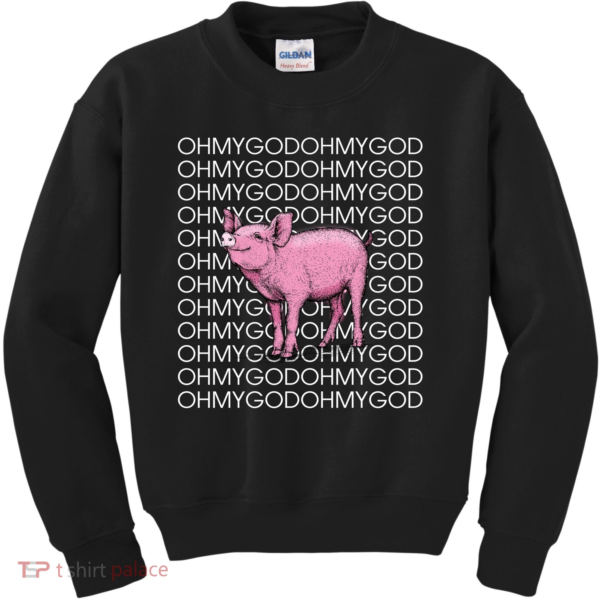 Oh My God Pig Kids Sweatshirt