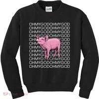 Oh My God Pig Kids Sweatshirt thumb 0