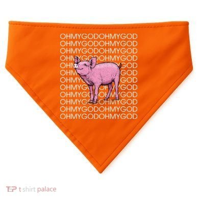 Oh My God Pig USA-Made Doggie Bandana