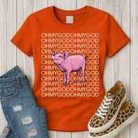Oh My God Pig Women's T-Shirt thumb 3