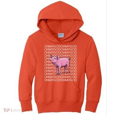 Oh My God Pig Kids Hoodie