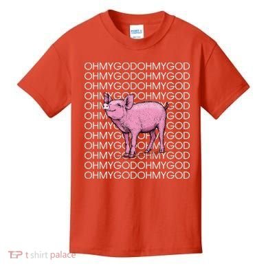 Oh My God Pig Kids T-Shirt