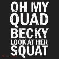 Oh My Quad Becky Look At Her Squat Beanie thumb 2