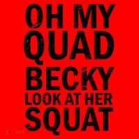 Oh My Quad Becky Look At Her Squat Santa Hat thumb 1