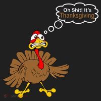 Oh Shit It's Thanksgiving Women's Sweatshirt thumb 2