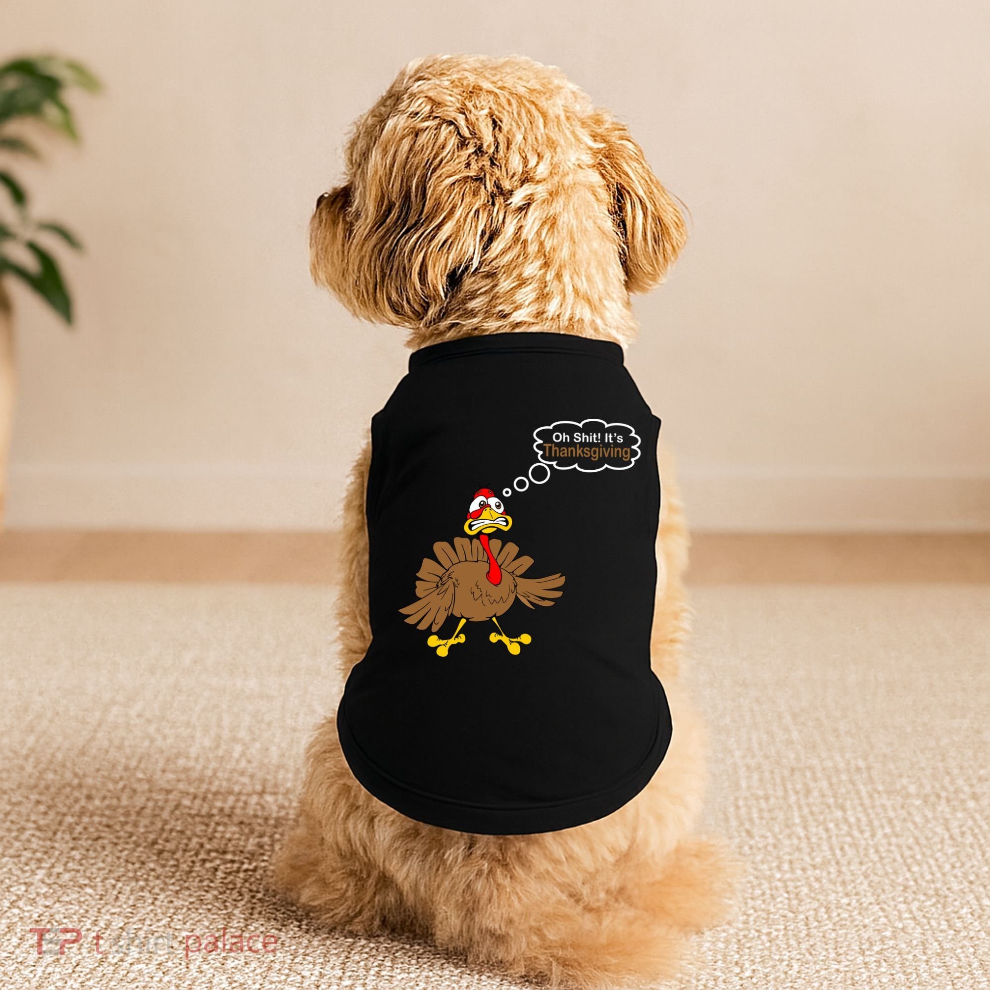 Oh Shit It's Thanksgiving Doggie Tank