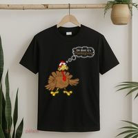 Oh Shit It's Thanksgiving T-Shirt thumb 2