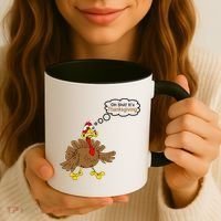 Oh Shit It's Thanksgiving Coffee Mug thumb 3
