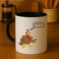 Oh Shit It's Thanksgiving Coffee Mug thumb 4