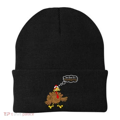 Oh Shit It's Thanksgiving Beanie