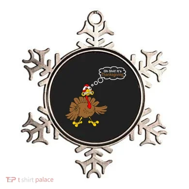Oh Shit It's Thanksgiving Ornament