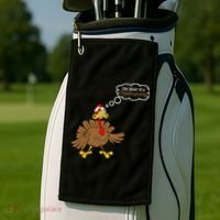 Oh Shit It's Thanksgiving Golf Towel thumb 2