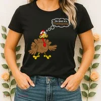 Oh Shit It's Thanksgiving Women's T-Shirt thumb 2