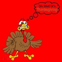 Oh Shit It's Thanksgiving Santa Hat thumb 1