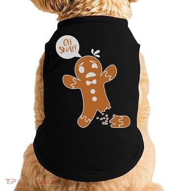Oh Snap! Funny Gingerbread Christmas Doggie Tank