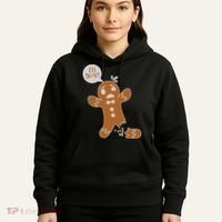 Oh Snap! Funny Gingerbread Christmas Hoodie thumb 5
