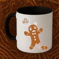 Oh Snap! Funny Gingerbread Christmas Coffee Mug thumb 2