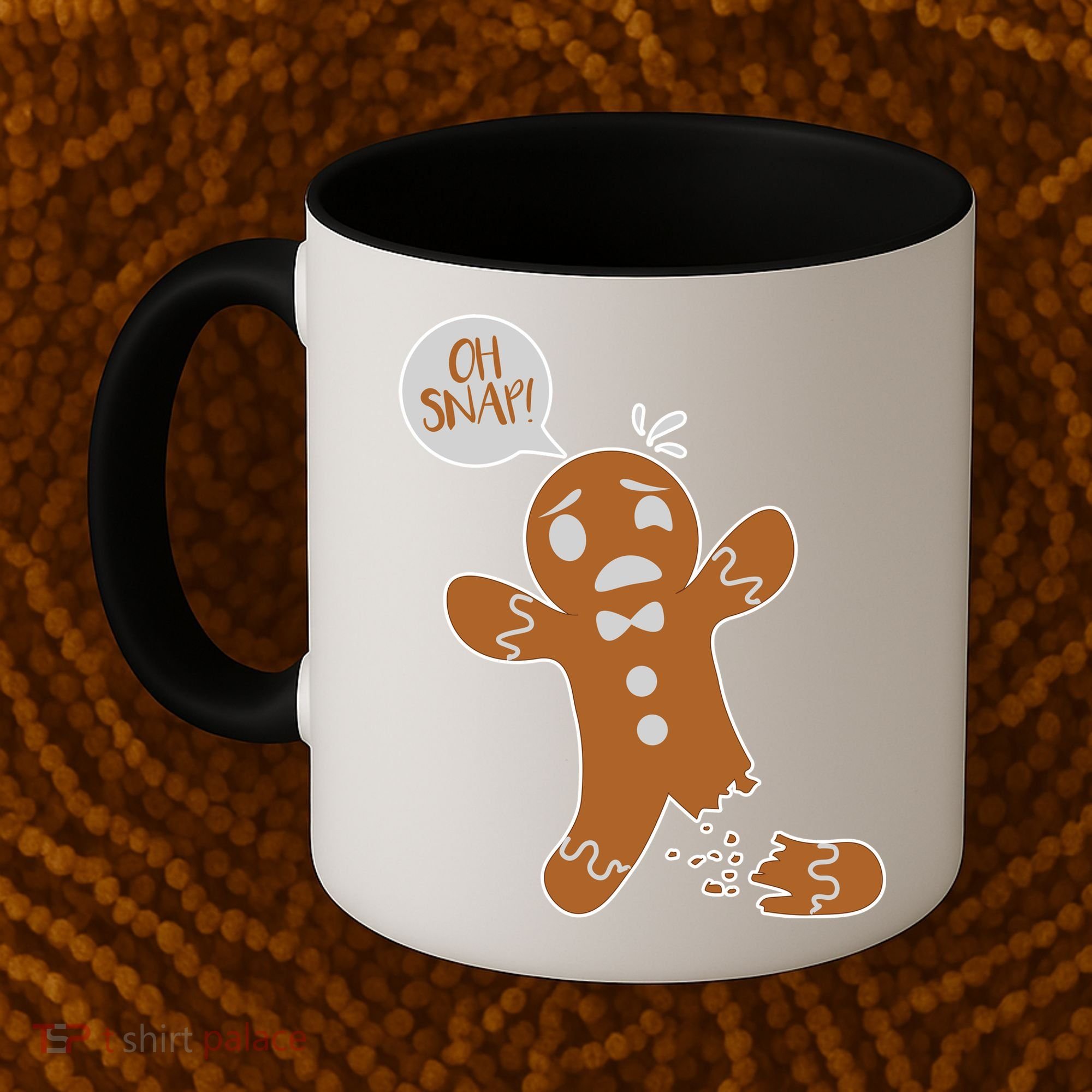 Oh Snap! Funny Gingerbread Christmas Coffee Mug