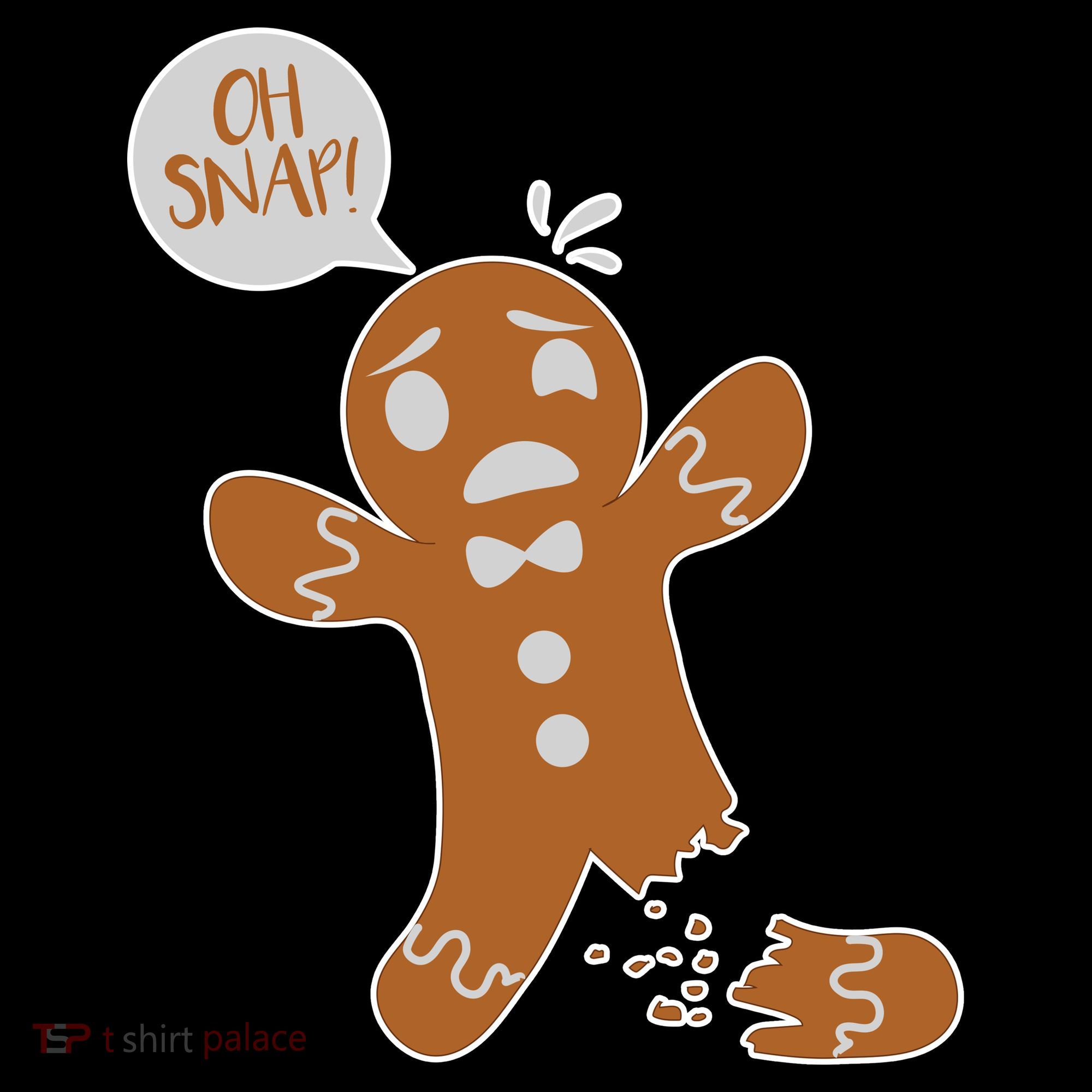 Oh Snap! Funny Gingerbread Christmas Women's Hoodie