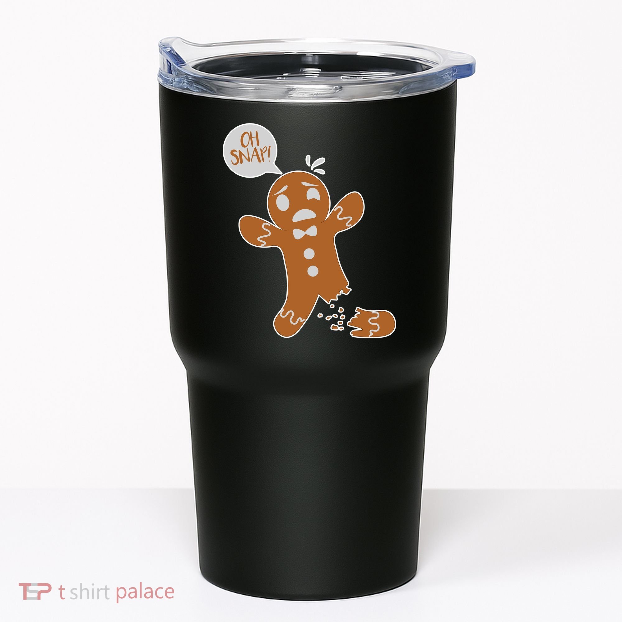 Oh Snap! Funny Gingerbread Christmas Tumbler