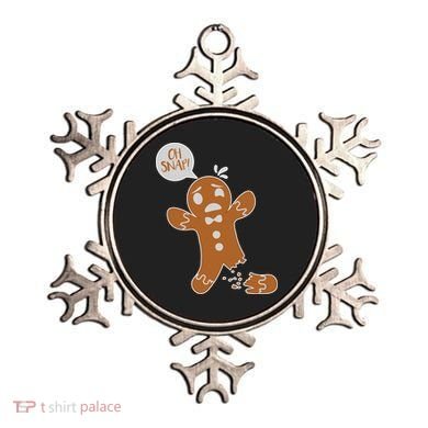 Oh Snap! Funny Gingerbread Christmas Ornament