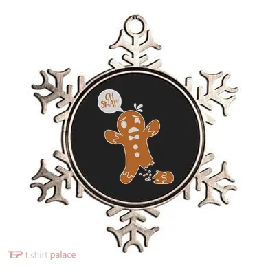 Oh Snap! Funny Gingerbread Christmas Ornament