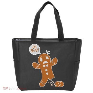 Oh Snap! Funny Gingerbread Christmas Tote Bag