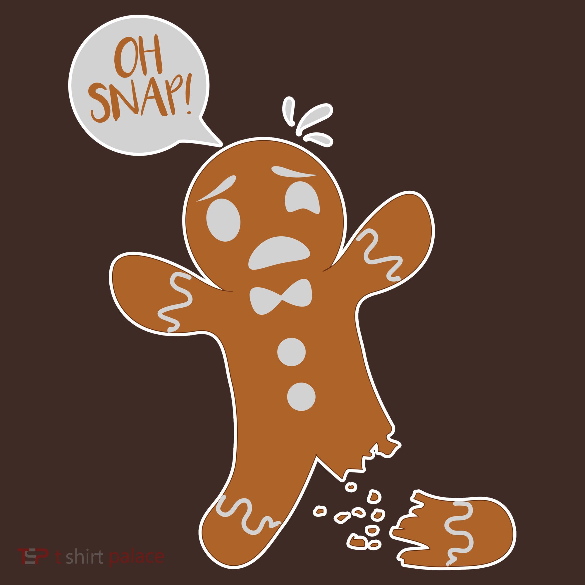 Oh Snap! Funny Gingerbread Christmas T-Shirt