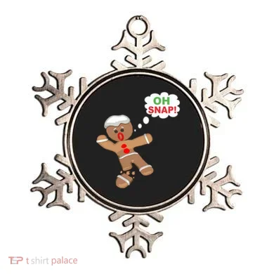 Oh Snap Gingerbread Funny Christmas Design Ornament