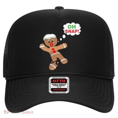 Oh Snap Gingerbread Funny Christmas Design Hat