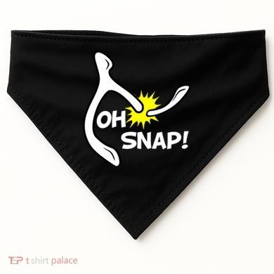 Oh Snap Lucky Wishbone Thanksgiving USA-Made Doggie Bandana