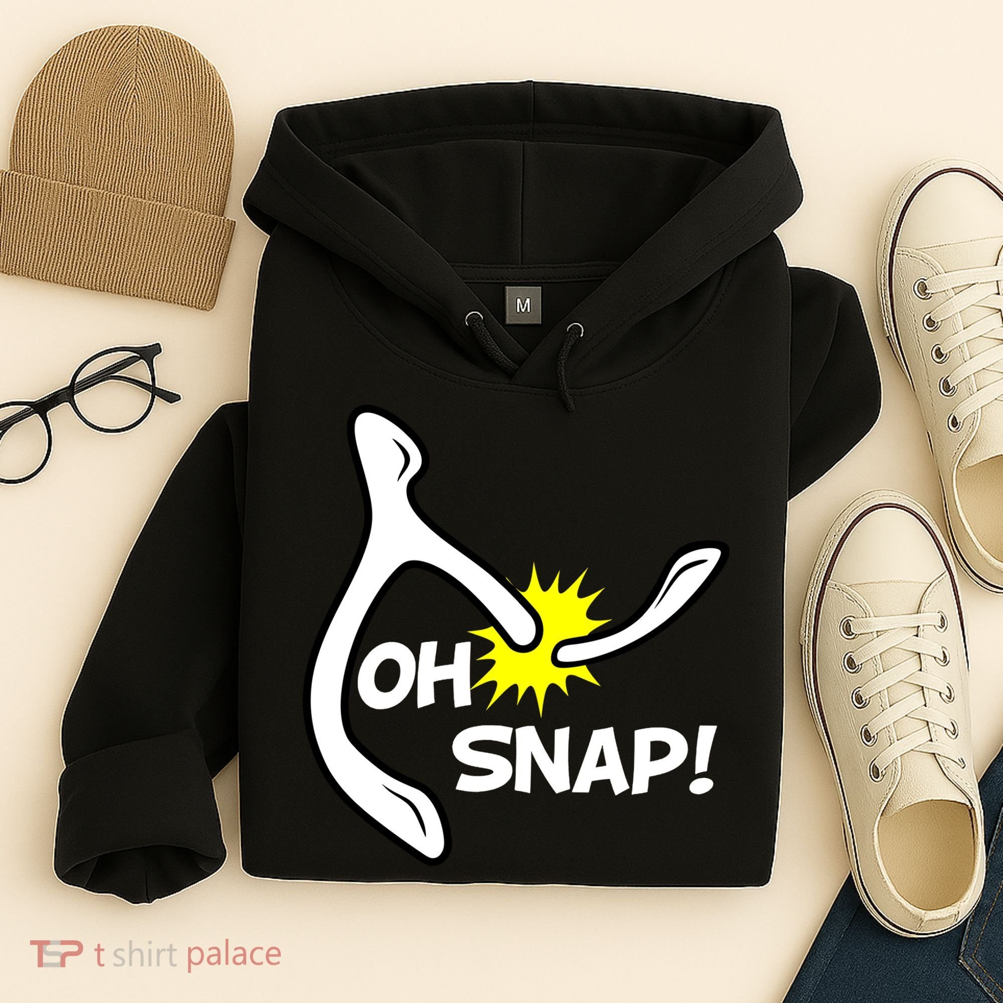 Oh Snap Lucky Wishbone Thanksgiving Hoodie
