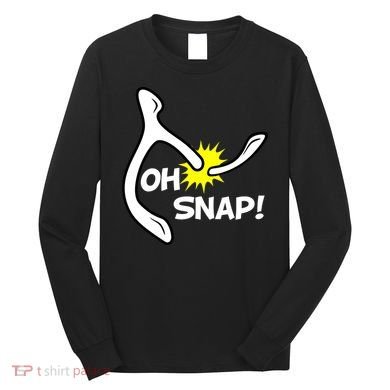 Oh Snap Lucky Wishbone Thanksgiving Long Sleeve Shirt