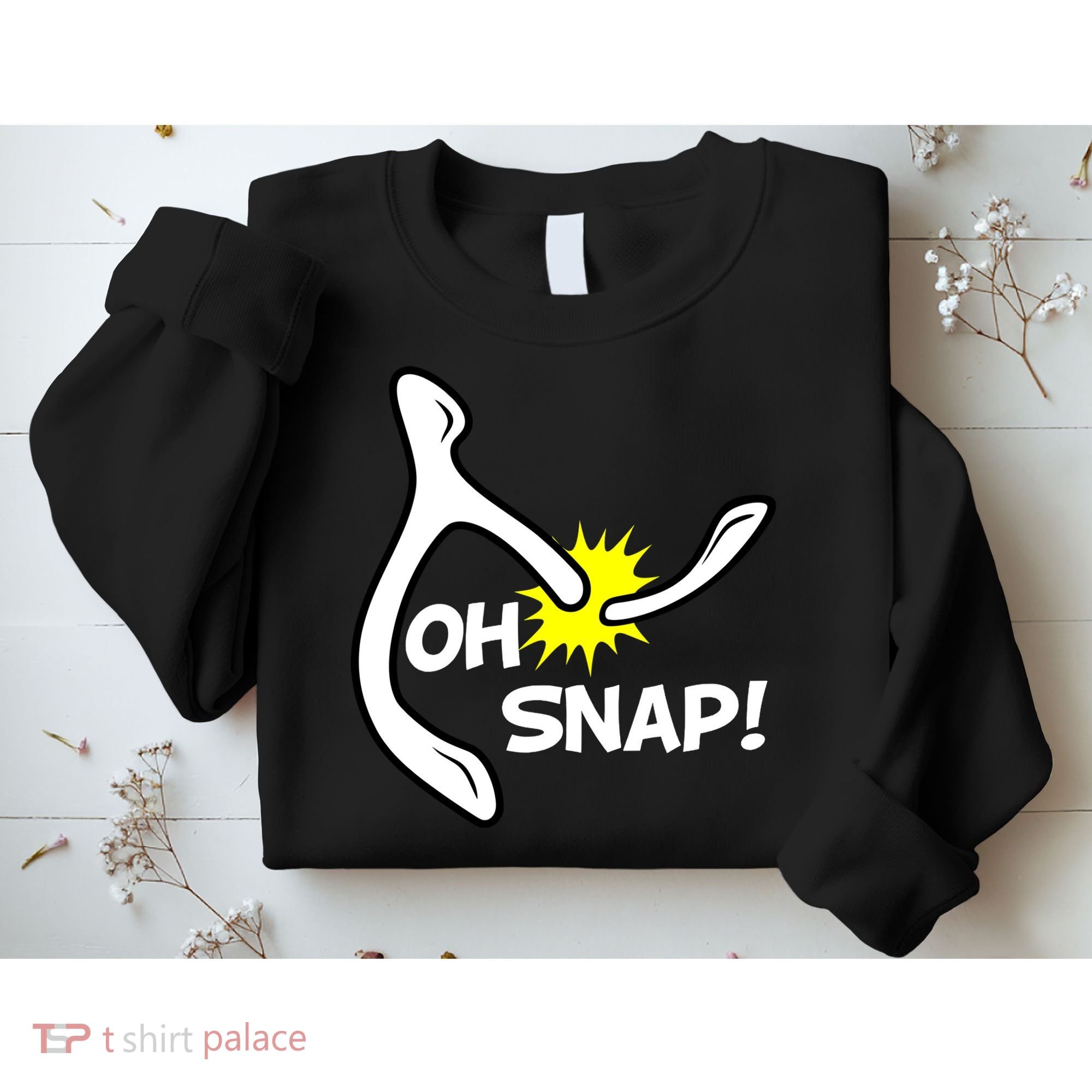 Oh Snap Lucky Wishbone Thanksgiving Sweatshirt